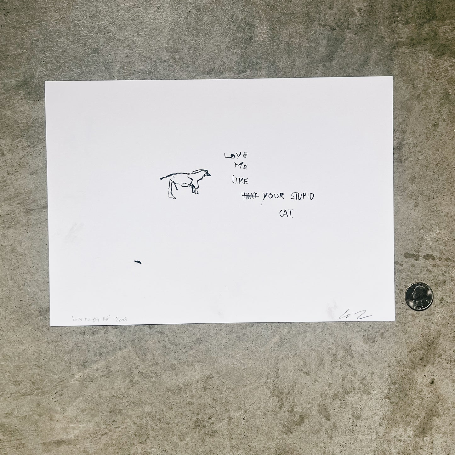 Love Me Like Your Stupid Cat