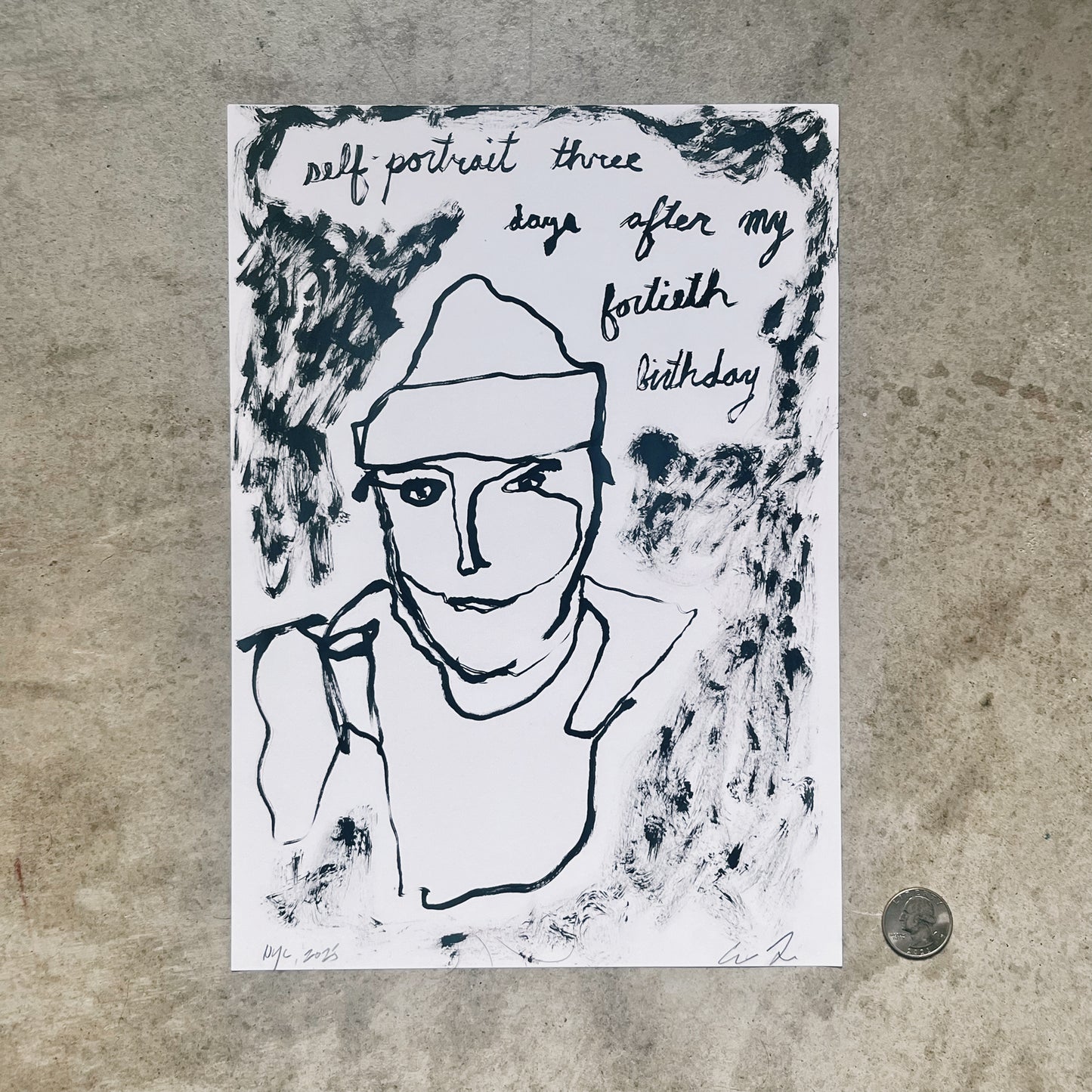 Self-Portrait Three Days After My Fortieth Birthday