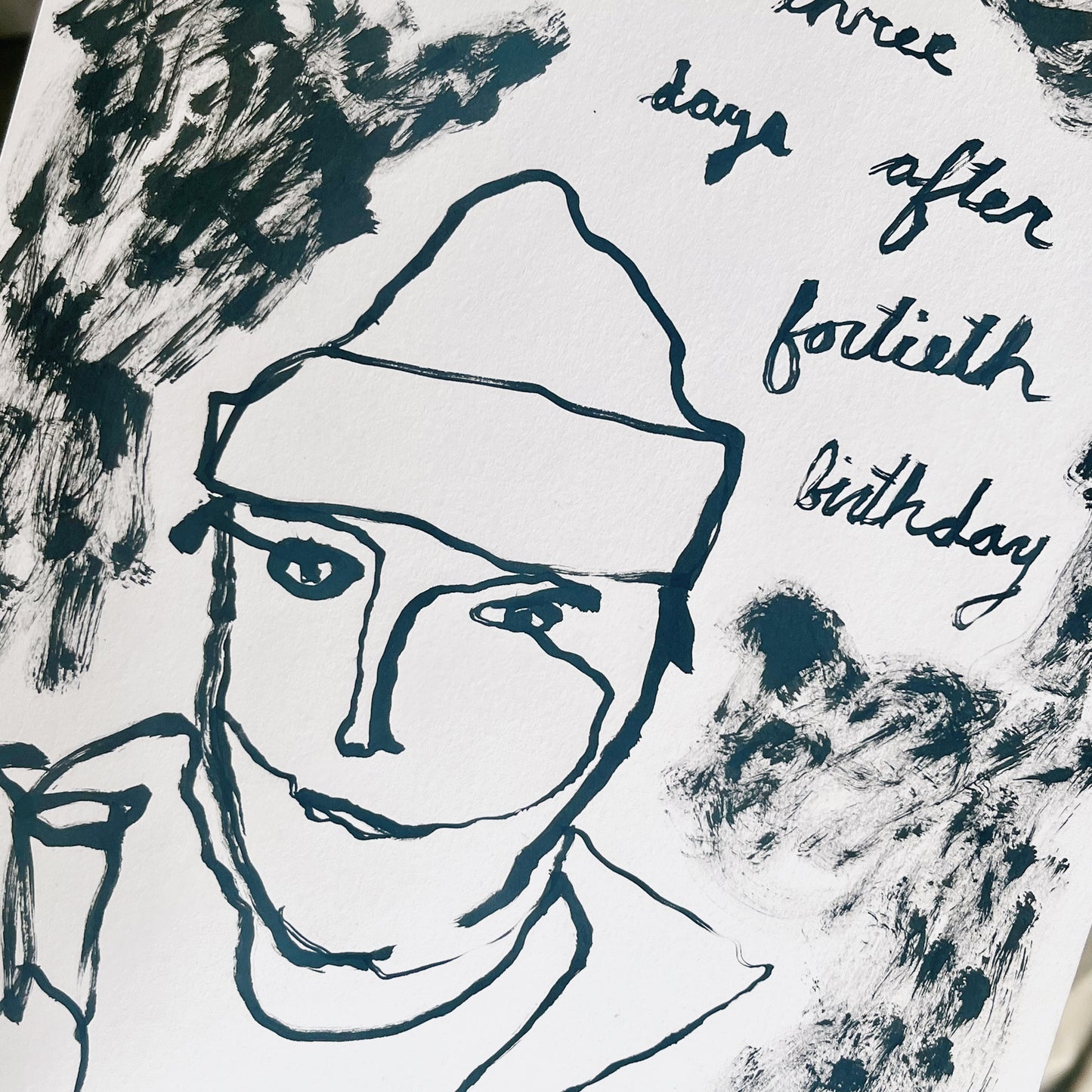 Self-Portrait Three Days After My Fortieth Birthday